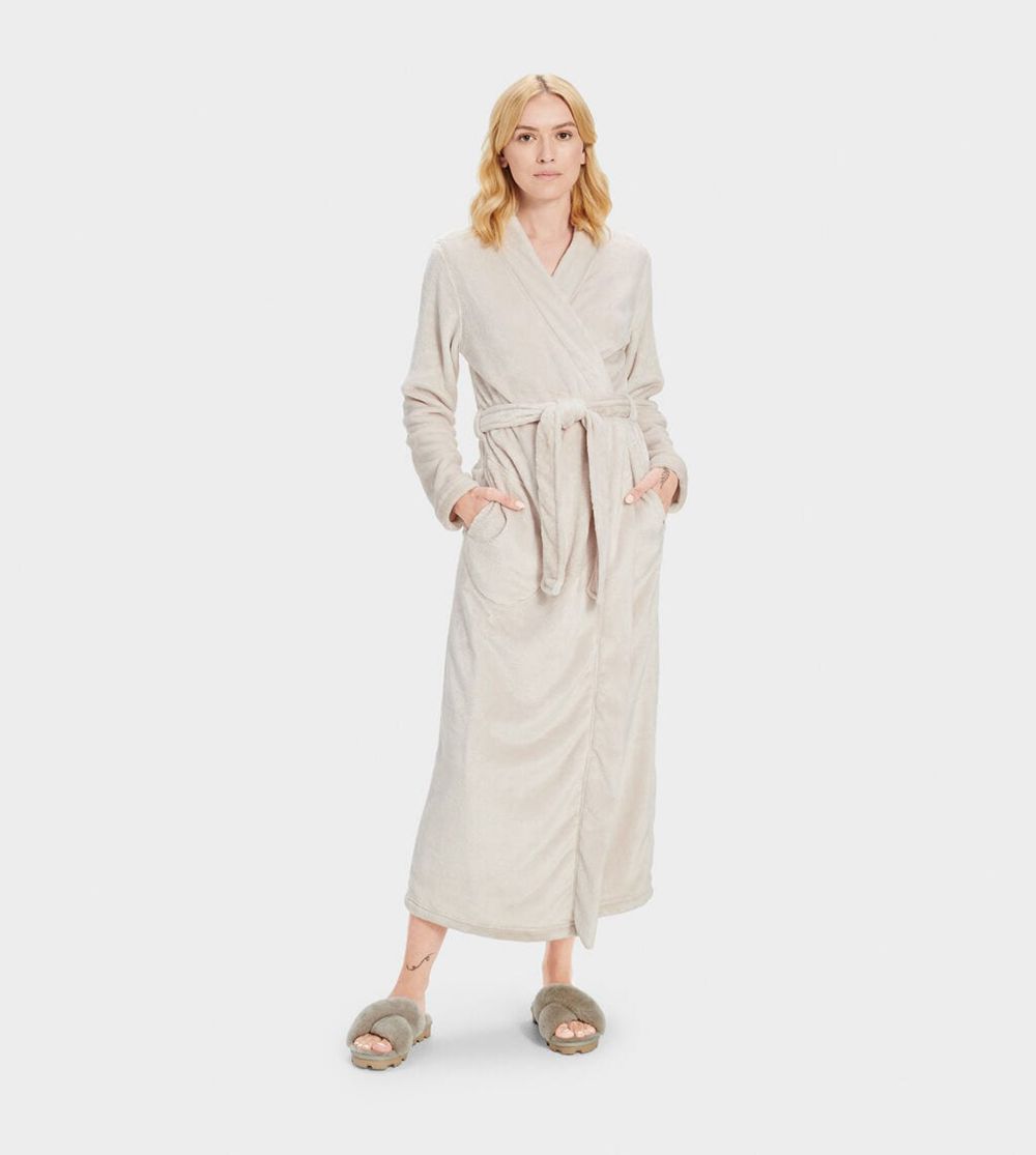 Ugg Marlow - Womens Robes - Beige - NZ (0493UMRHD)